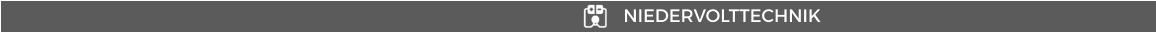 NIEDERVOLTTECHNIK