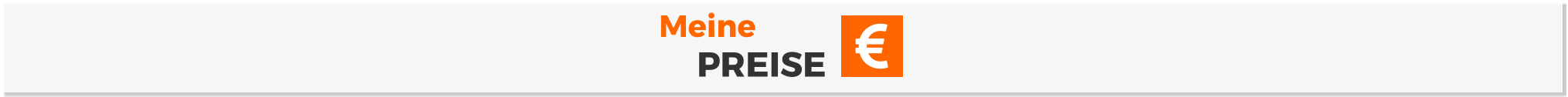 Meine PREISE